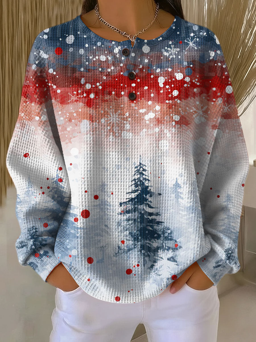 Alva™ | Christmas Sweater with Soft Pine Tree Pattern