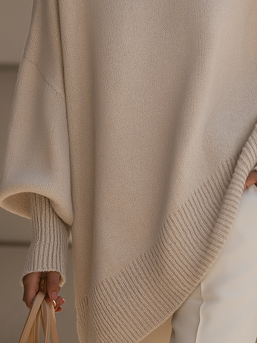 Mandy | Chic Oversized Poncho for Effortless Elegance