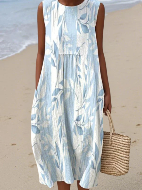 Joy™ Leafy Midi Dress" can be rephrased as "Joy™ Botanical Midi Dress.