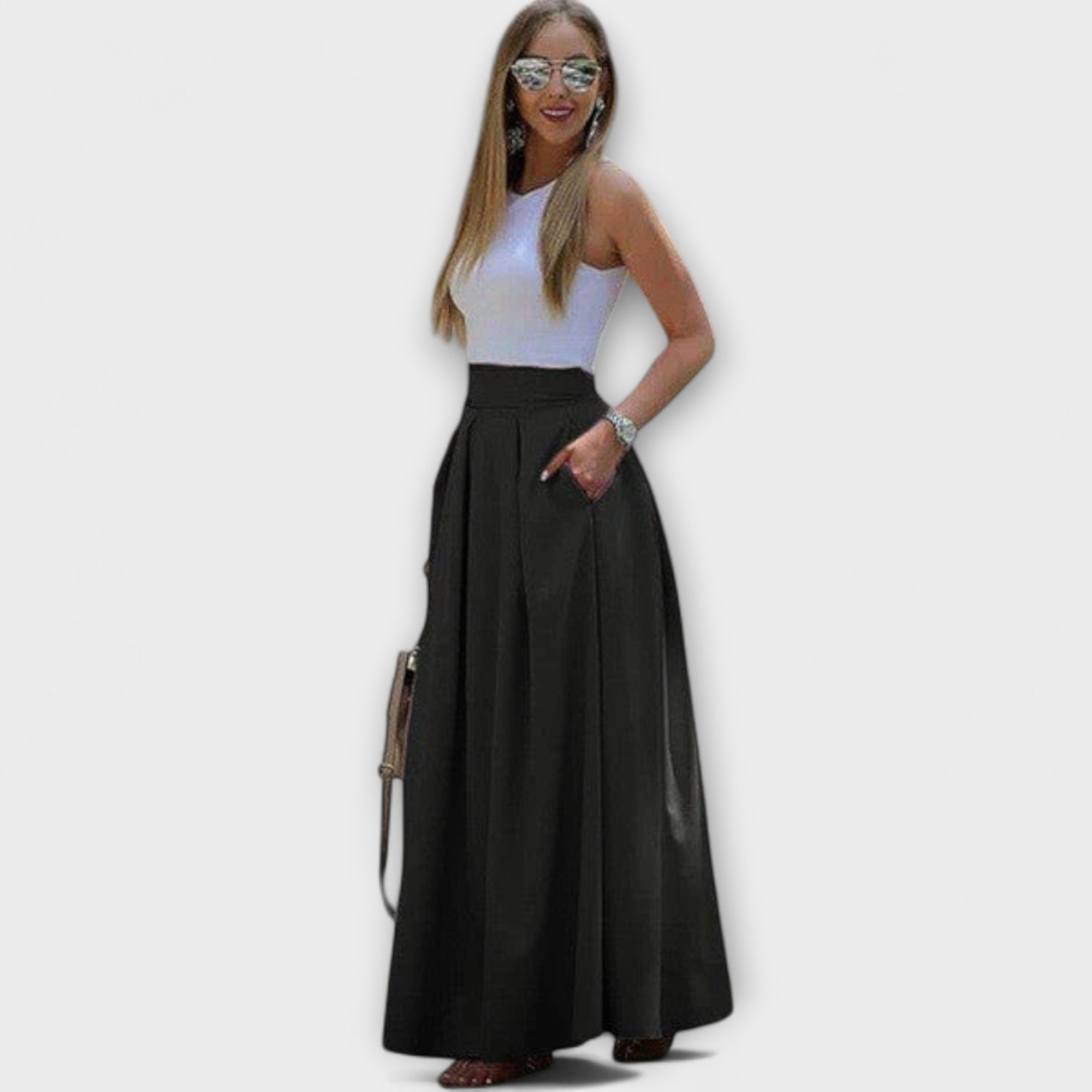 Tzafira – Elegant Maxi Skirt with High Waist