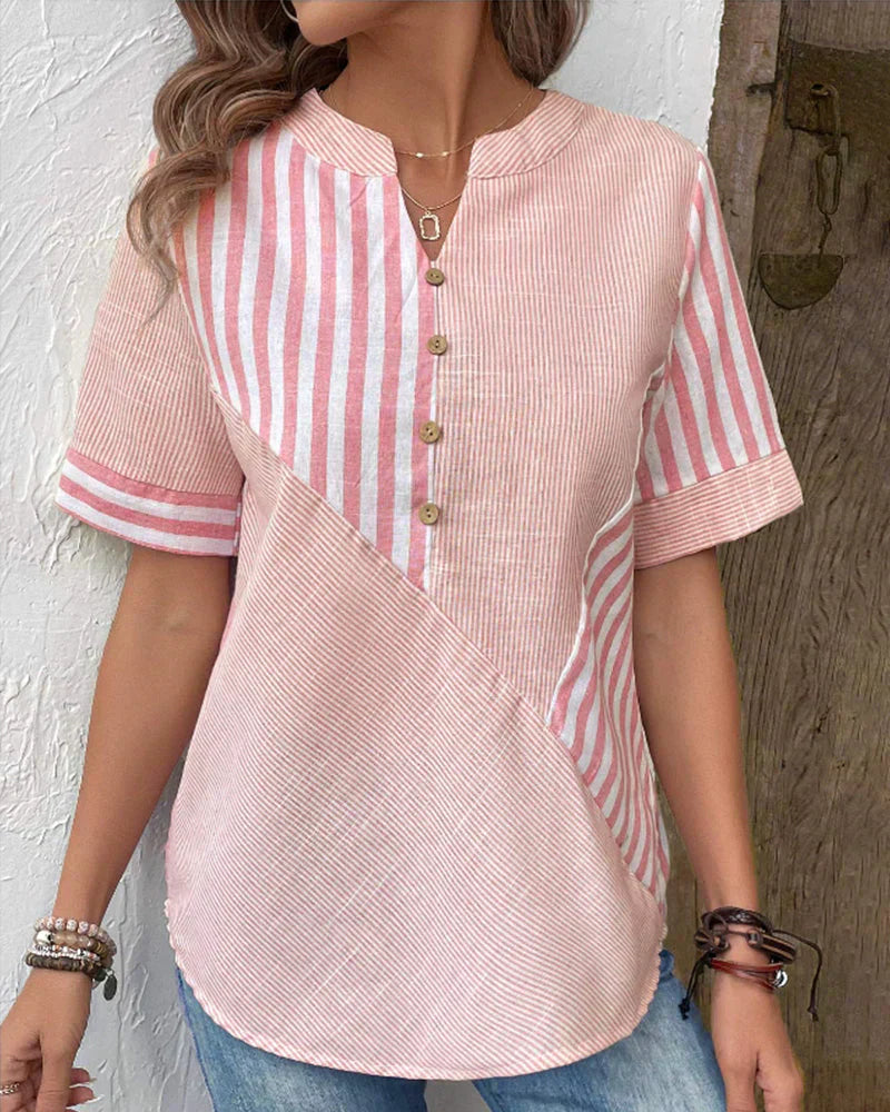 Ariana | Casual Striped Top