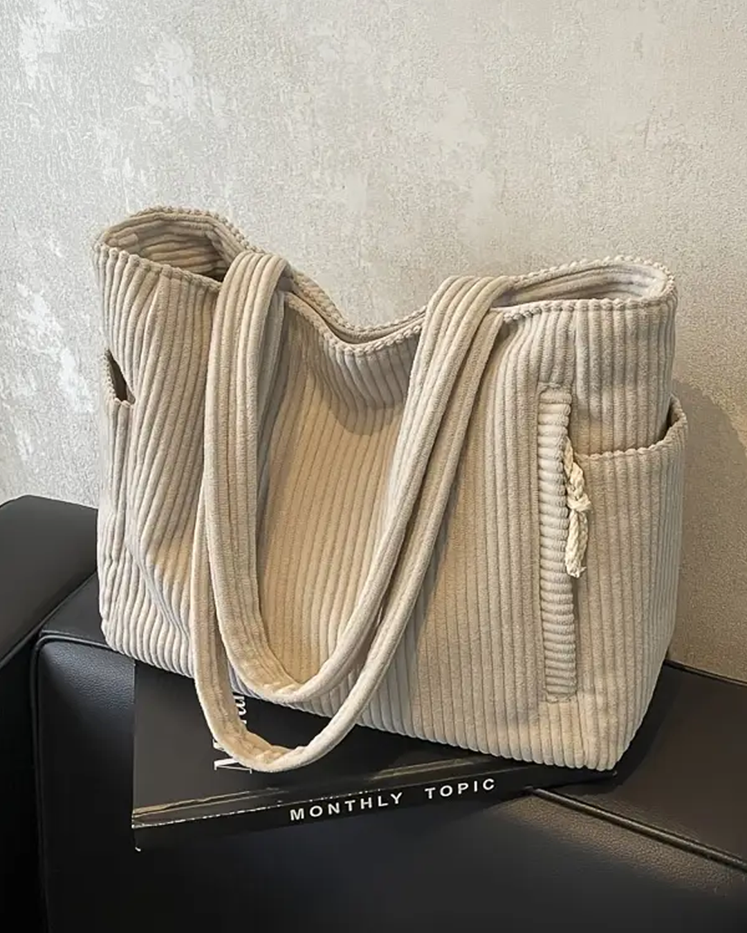 Aesthetic™ | Cord-Detail Tote Bag
