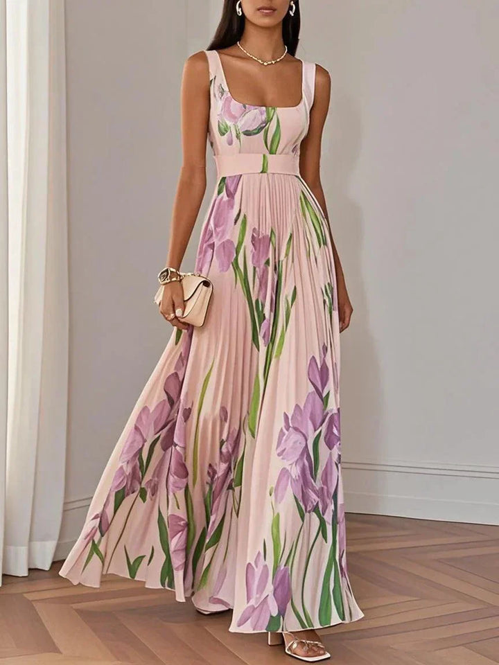 Bonnie™ | Elegant Pleated Maxi Dress