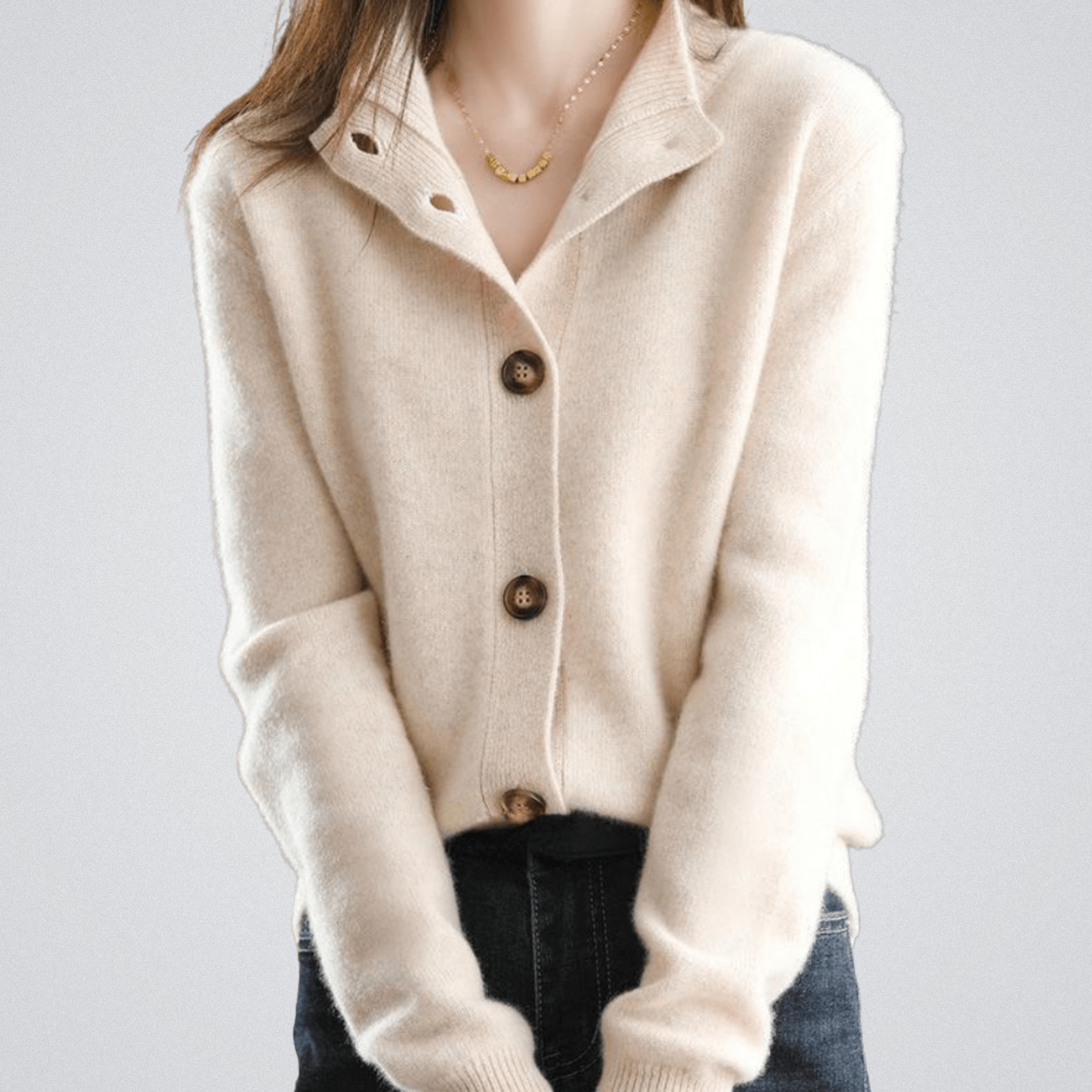 Amara | Soft Buttoned Knit Sweater