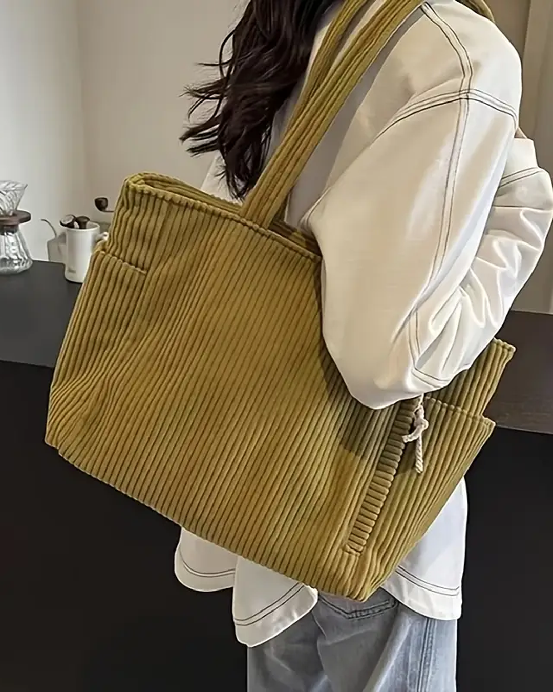 Aesthetic™ | Cord-Detail Tote Bag