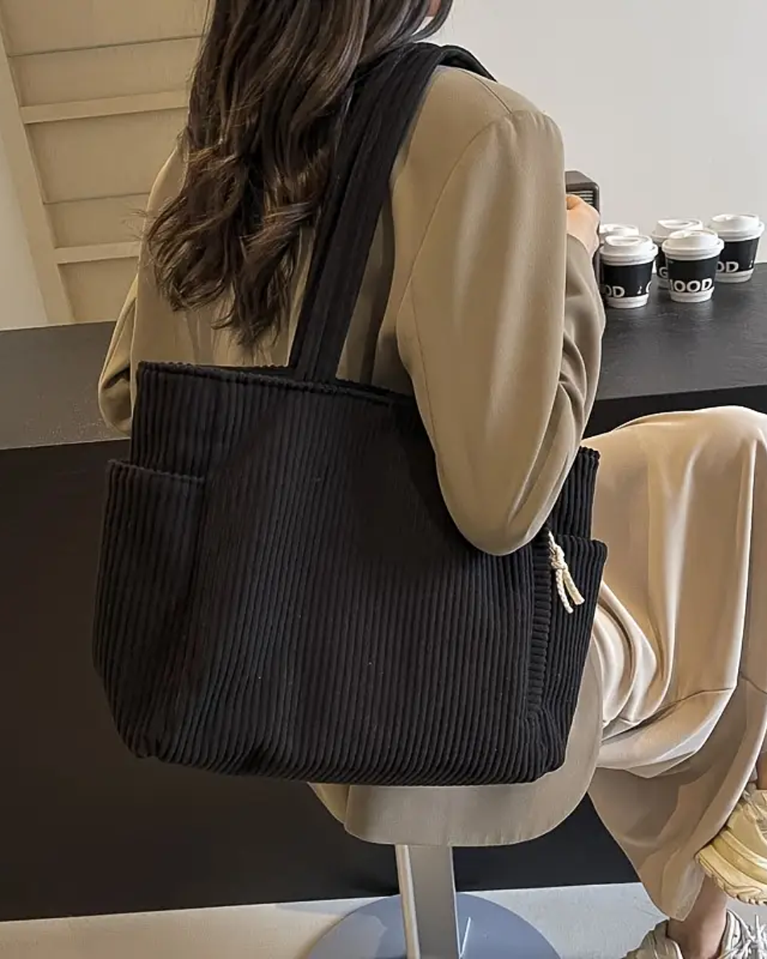Aesthetic™ | Cord-Detail Tote Bag