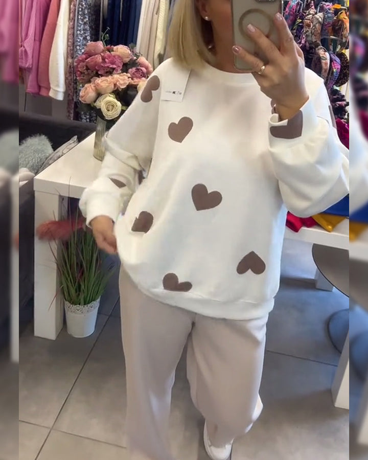 Amara | Women’s Casual Heart Sweater