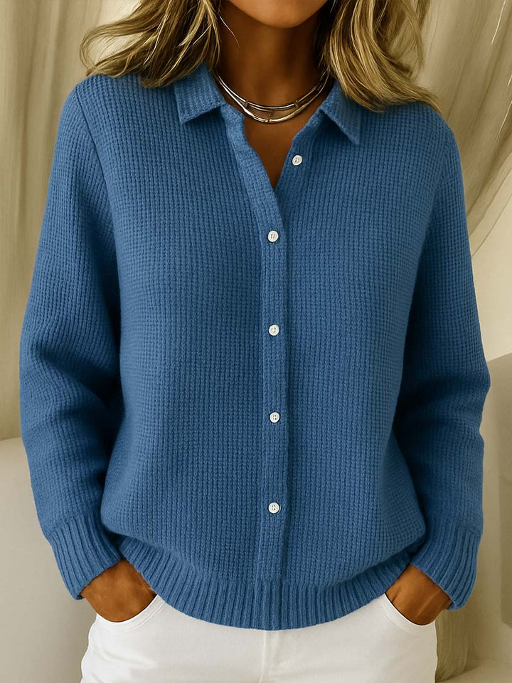 ADRIANNA™ Button Knit cardigan soft classic