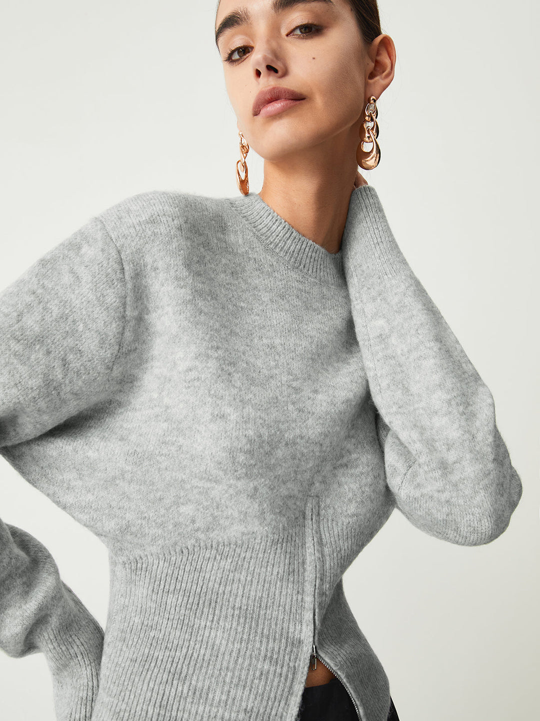 DIANA™ Half-Zip Knit cosy pullover