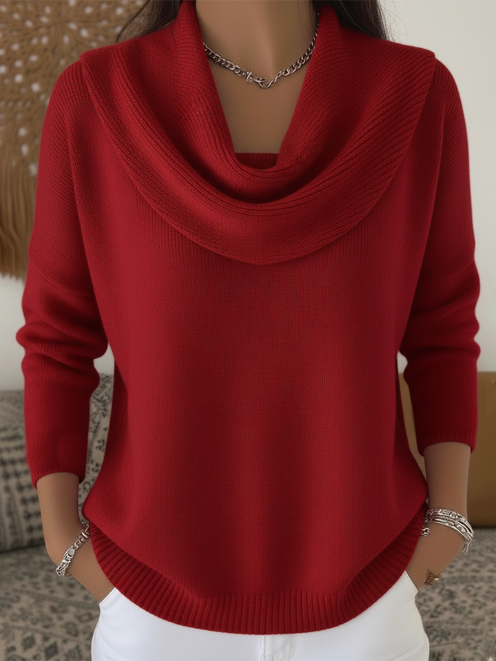 CAROLINA™ Cowl Neck Knit cosy pullover
