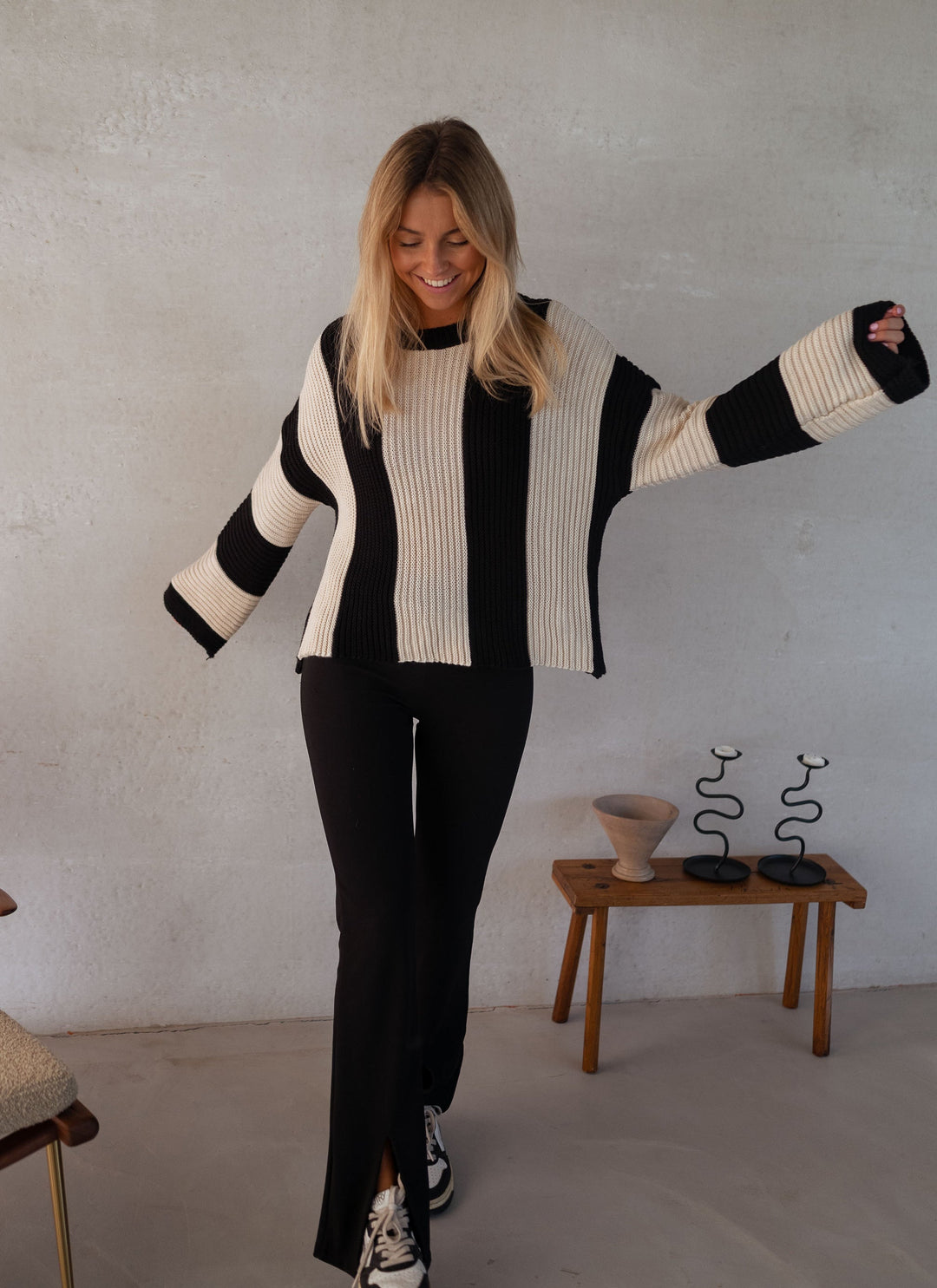 Mila | Striped Women’s  Knit Sweater