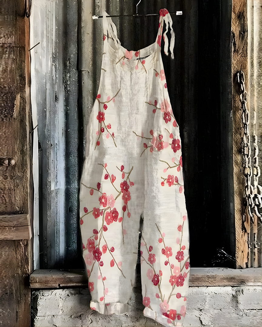 Cherry Blossom™ Lightweight Artisanal Jumpsuit