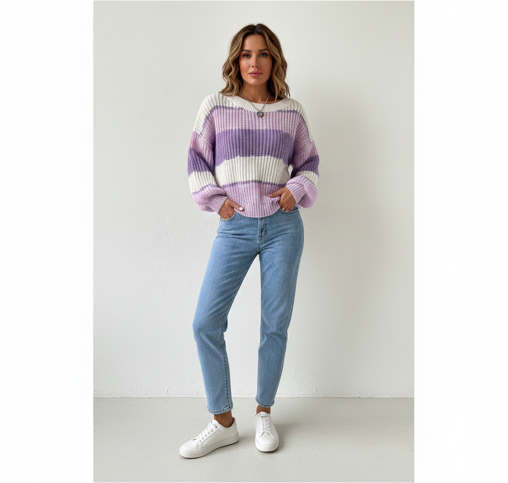 Amalia | Soft Pastel Knit Jumper