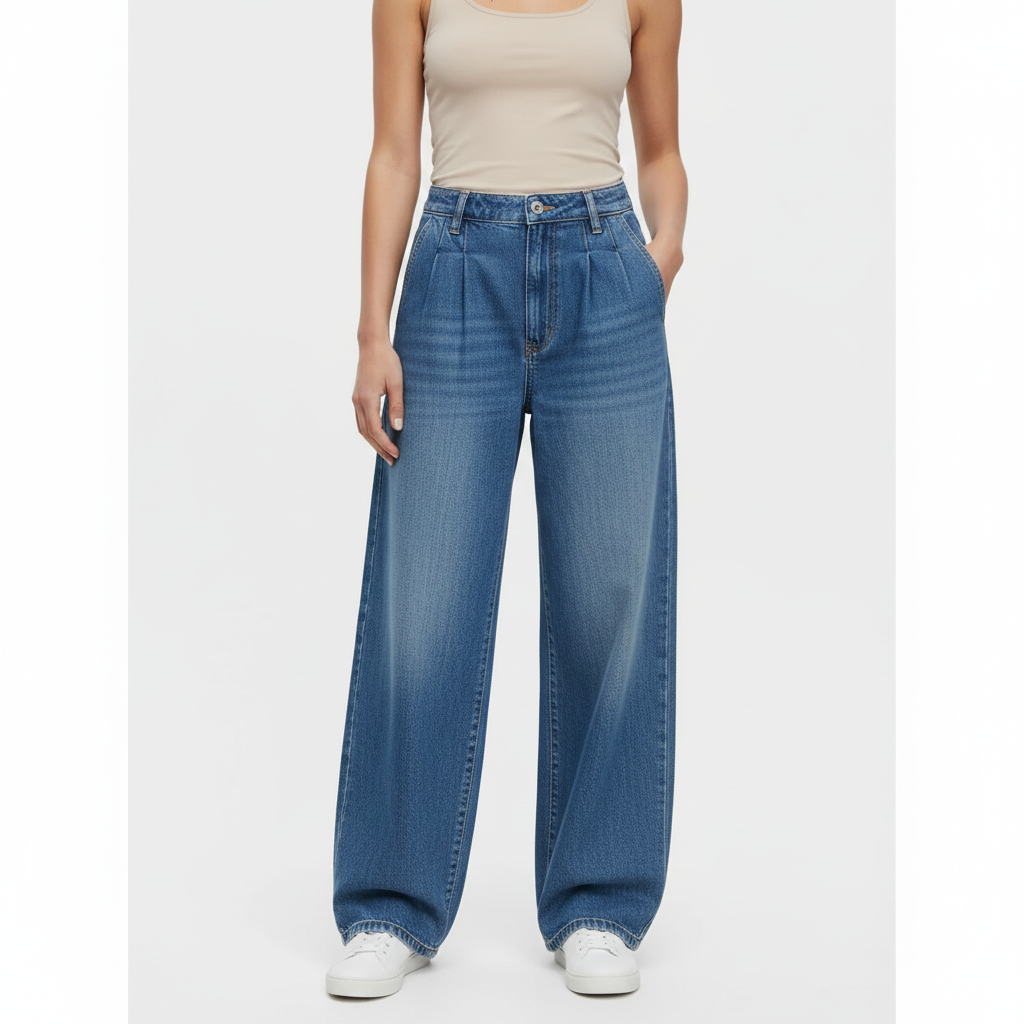 Krista™ Relaxed Wide-Leg Jeans