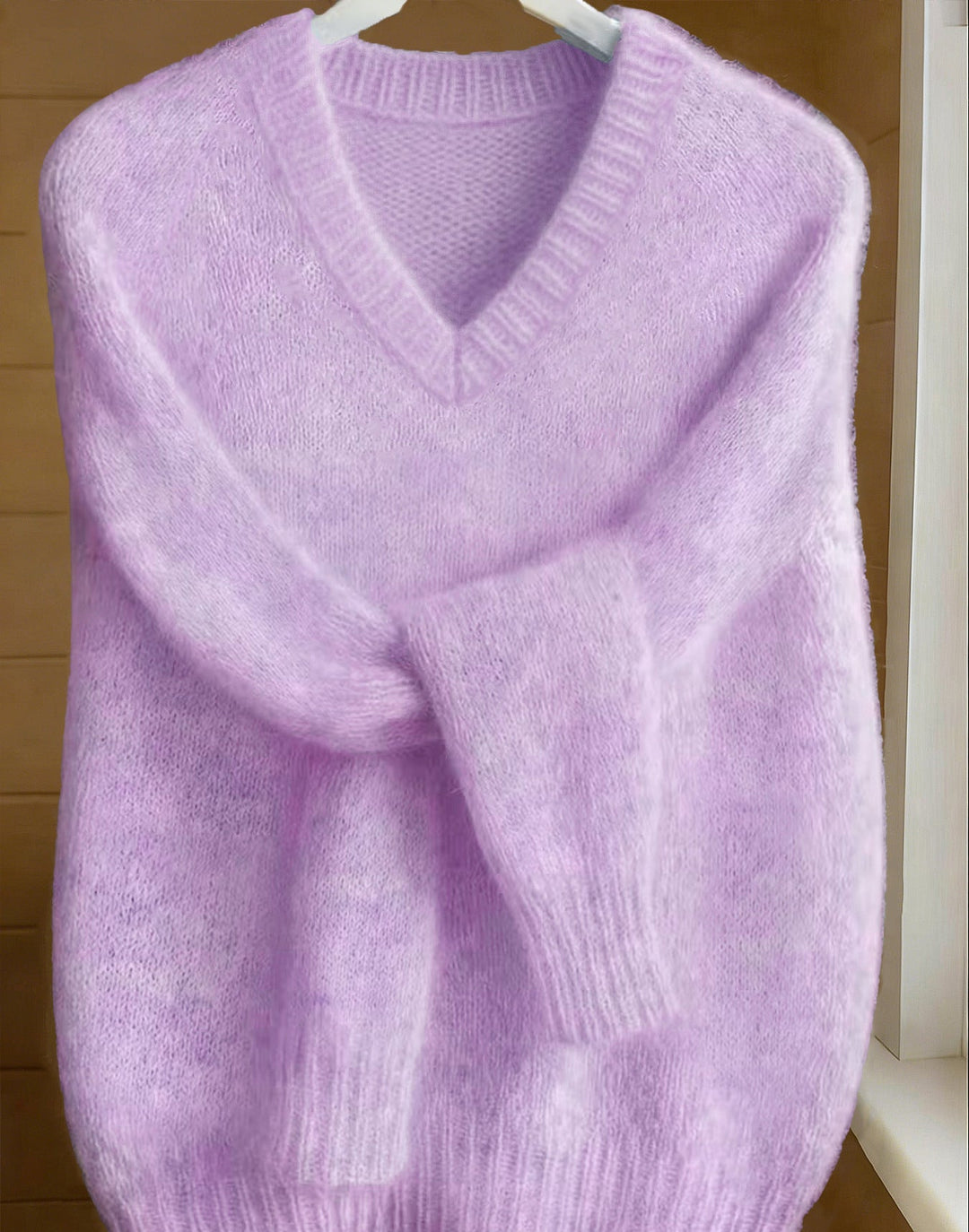 VIVIENNE™ V-Neck Cashmere Feel Sweater