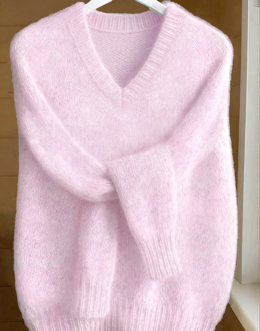 VIVIENNE™ V-Neck Cashmere Feel Sweater