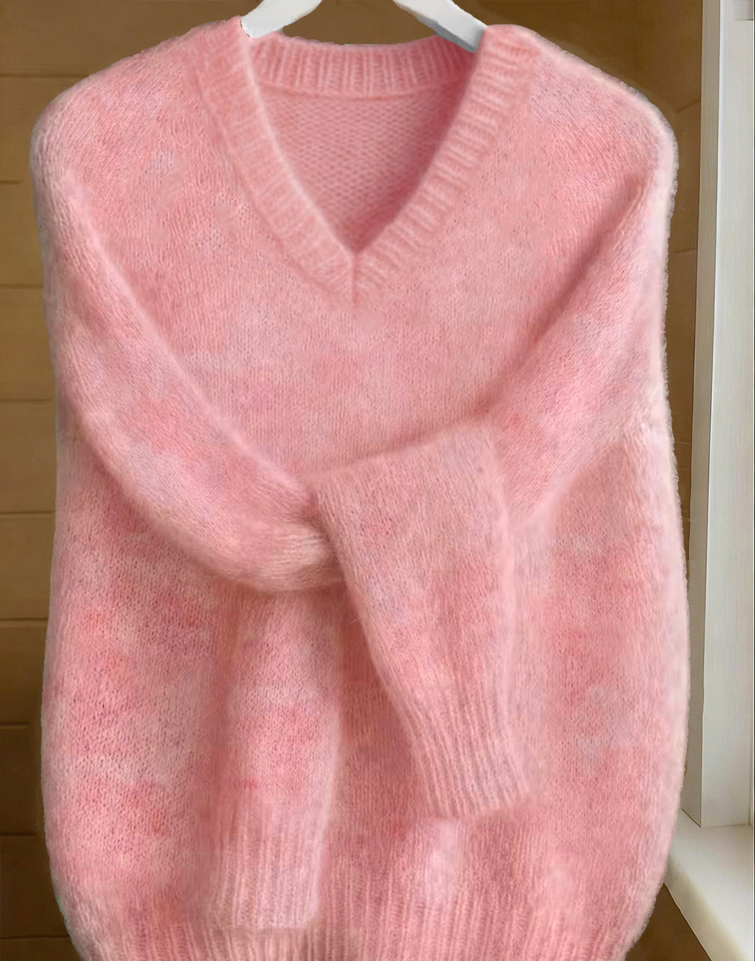 VIVIENNE™ V-Neck Cashmere Feel Sweater
