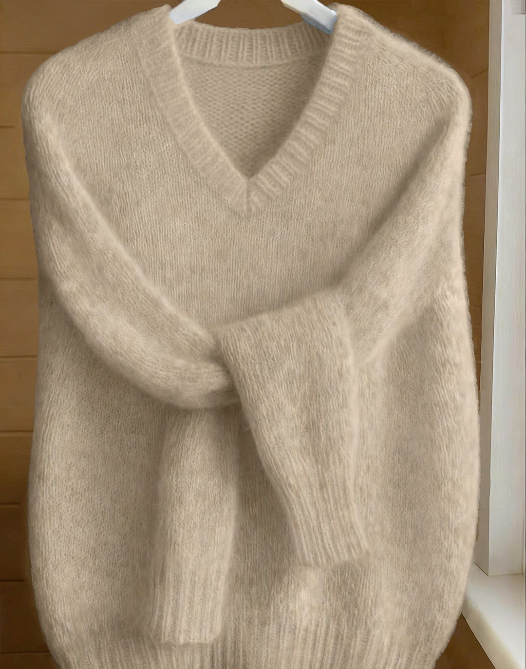 VIVIENNE™ V-Neck Cashmere Feel Sweater