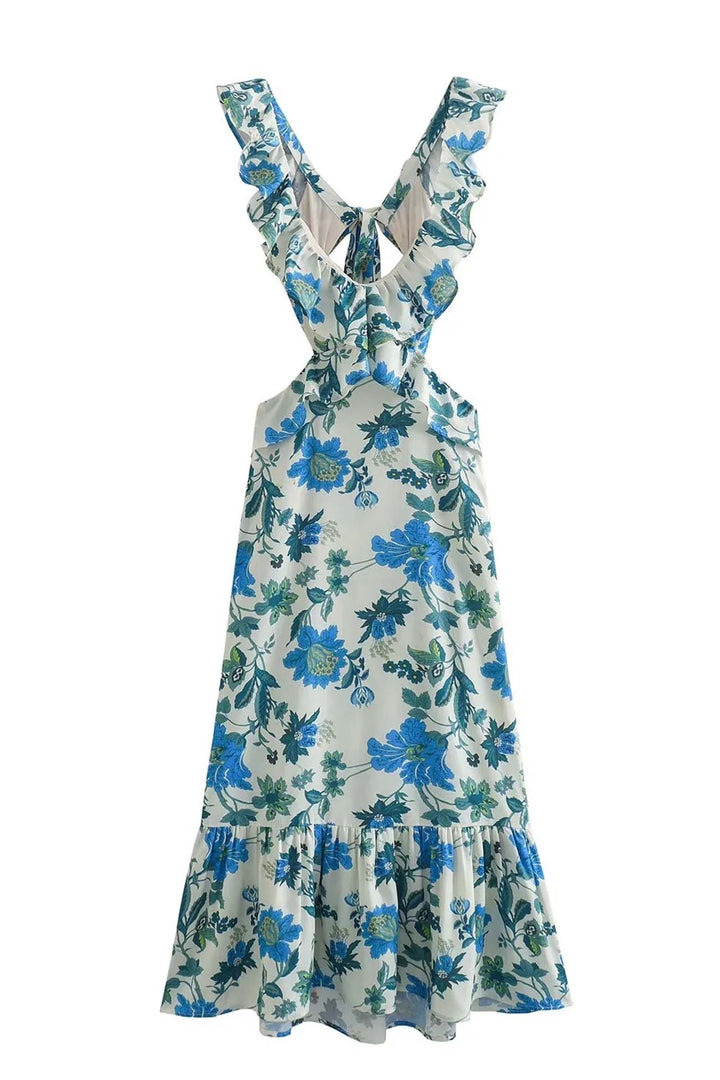 Yafit™ | Floral Ruffle Dress