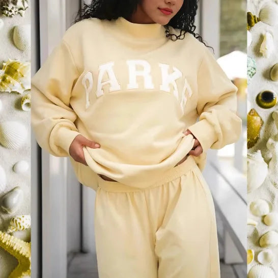 Women’s Oversized Varsity Letter Sweater