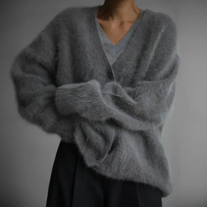 Women’s Soft Knit Button Cardigan Sweater