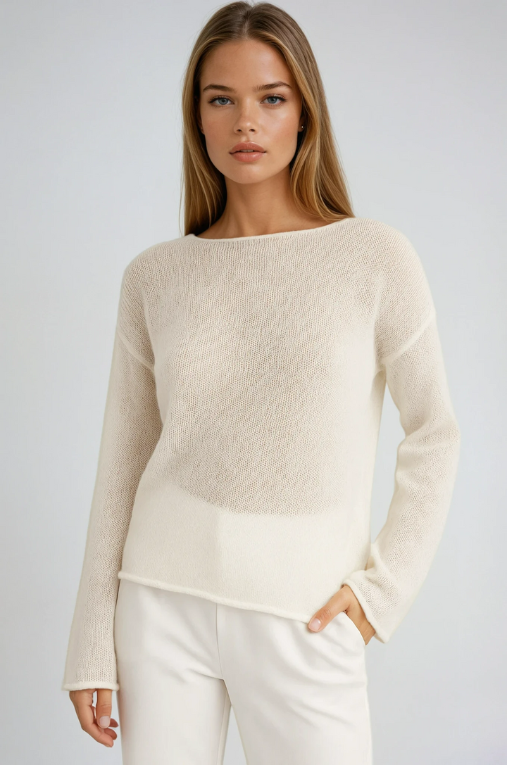 NADINE™ Sheer Textured Knit light drape