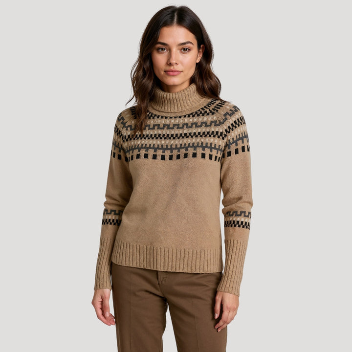 HARRIET™ Fair Isle Knit chunky oversized
