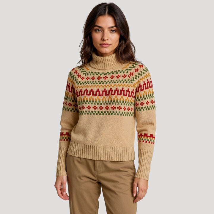 HARRIET™ Fair Isle Knit chunky oversized