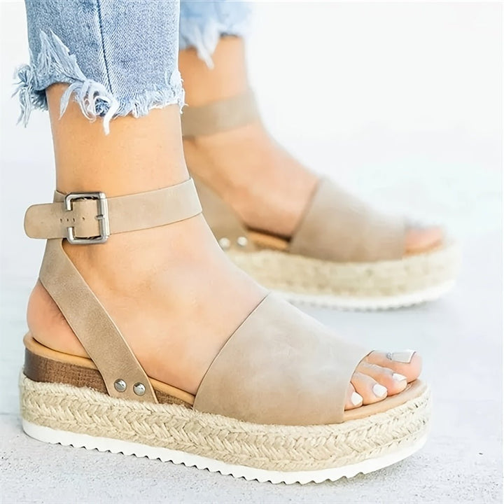 Alessa Women's Platform Sandals with Ankle Strap
