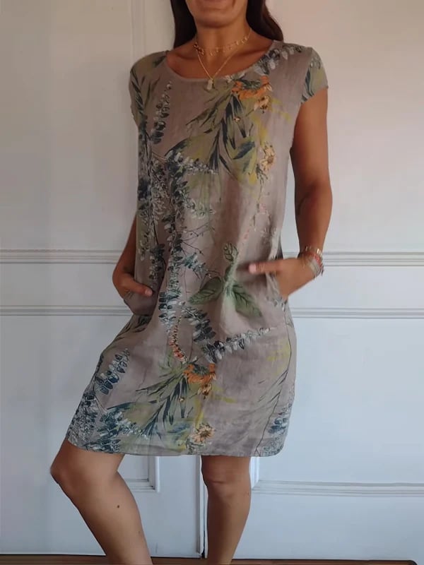 Sunniva | Canvas Charm Midi Dress