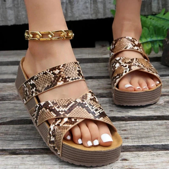 Ardelle | Braided Platform Comfort Sandals