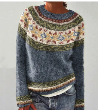 ELENA™ Sweater cosy patterned comfort