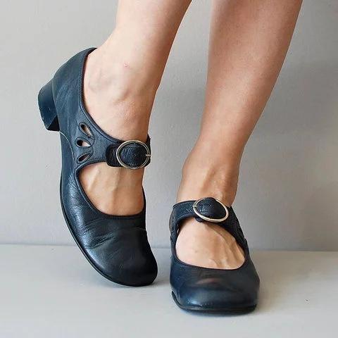 Myla™ Unique and Comfortable Leather Pumps