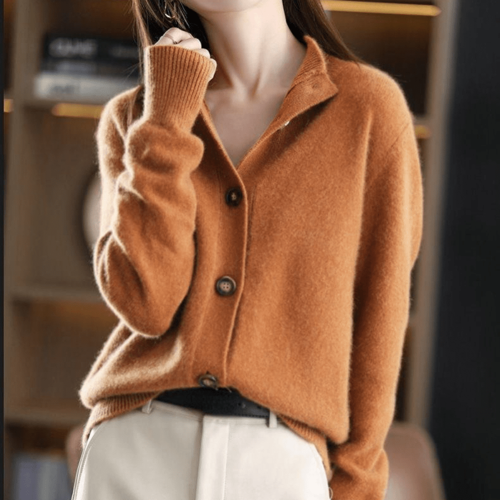 Amara | Soft Buttoned Knit Sweater