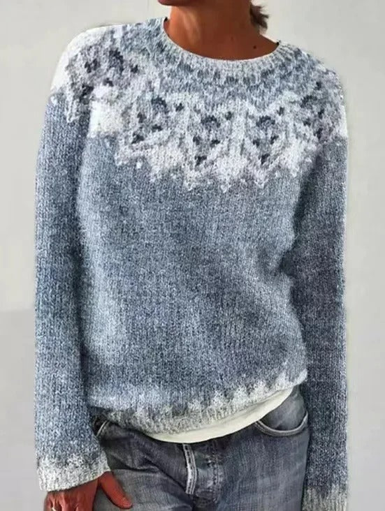 Cozy Fair Isle Women's Pullover Sweater