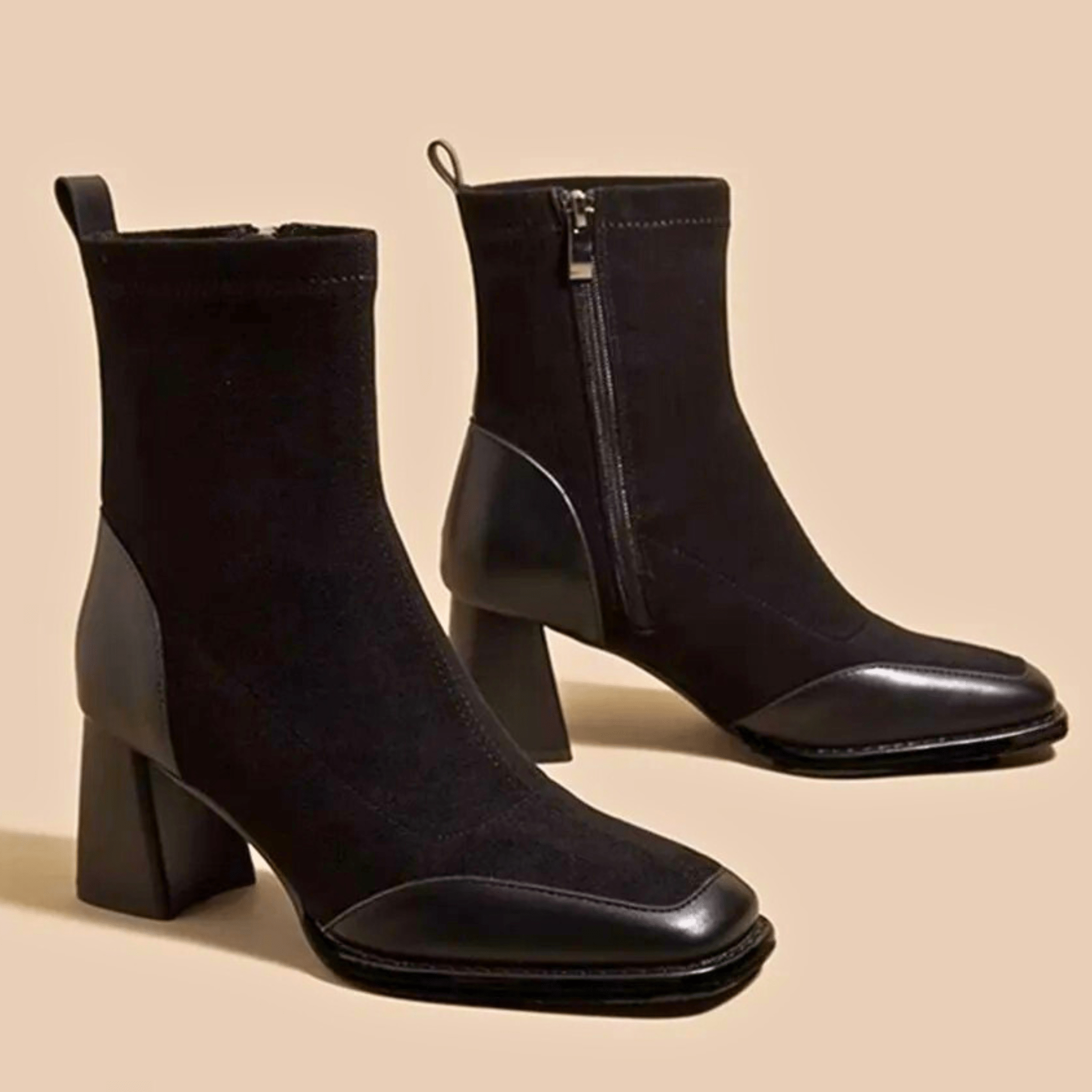 Maison Leather Ankle Boots