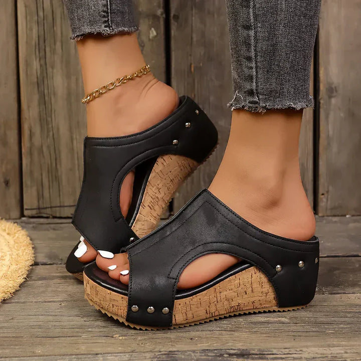 Avery | Chic Platform Wedge Sandals